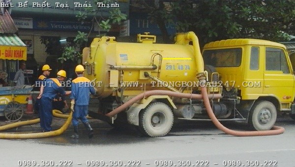 Hút bể phốt tại Thái Thịnh